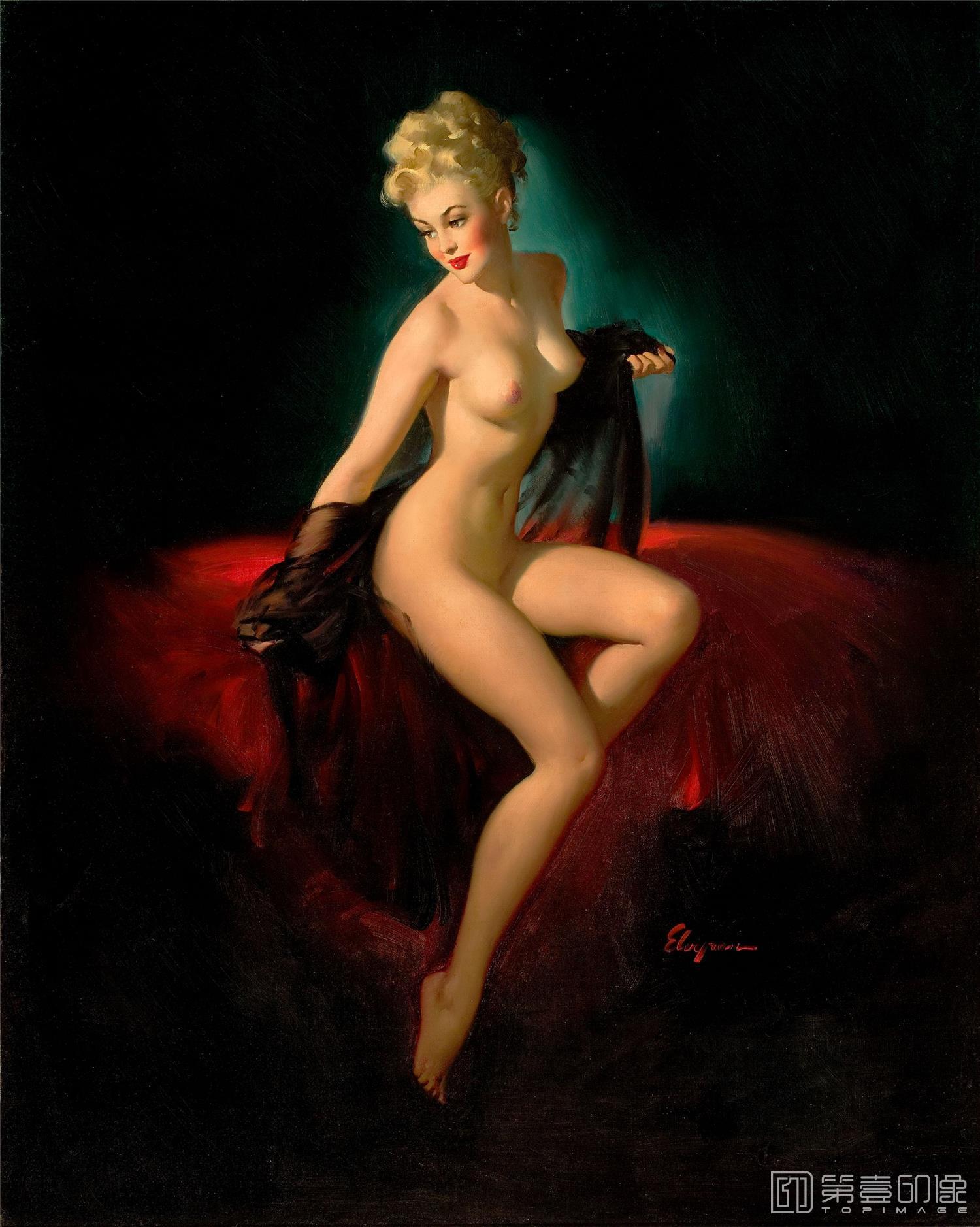 油画-吉尔·艾尔夫格雷恩 Gil Elvgren 作品集-131